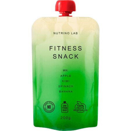 Nutrino Lab Fitness Snack, Apfel, Kiwi, Spinat und Bananenpüree, 200 g