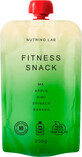 Nutrino Lab Fitness Snack, pur&#233;e de pommes, kiwis, &#233;pinards et bananes, 200 g