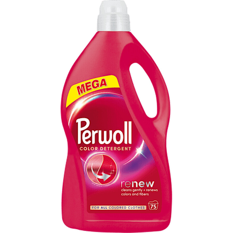 Perwoll Renew Color Lessive liquide 75 lavages, 3,75 l