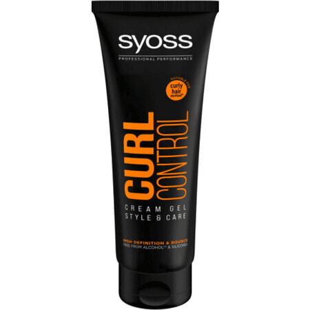Syoss CURL CONTROL Gel cremă pentru styling bucle, 250 ml