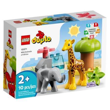 Animale salbatice din africa Lego Duplo, +2 ani, 10971, Lego