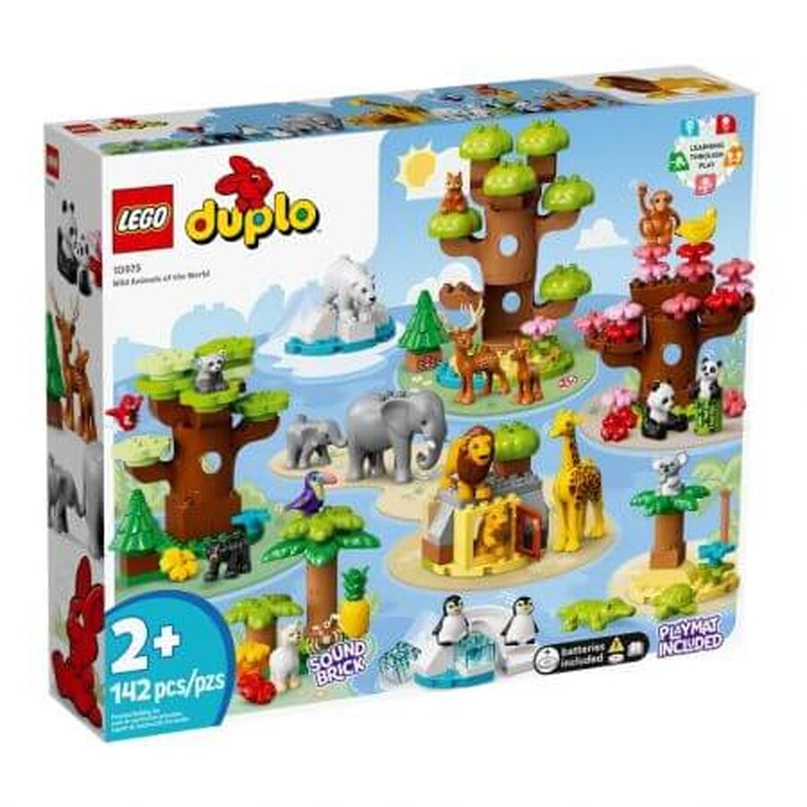 Wilde Tiere der Welt Lego Duplo, 2 Jahre+, 10975, Lego