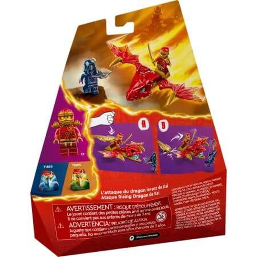 L'attaque du dragon volant de Kai, 6 ans et +, 71801, Lego Ninjago