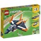 Avion supersonique Lego Creator, +7 ans, 31126, Lego