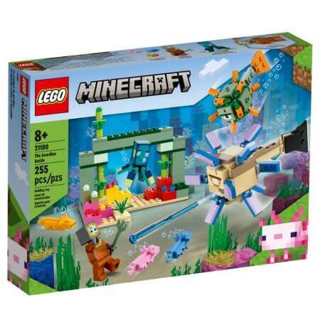 Lego Minecraft Battaglia dei Guardiani, +8 anni, 21180, Lego