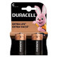 Piles alcalines C Extra Life, 2 pi&#232;ces, Duracell