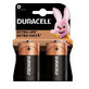 Piles alcalines D Extra Life, 2 pi&#232;ces, Duracell