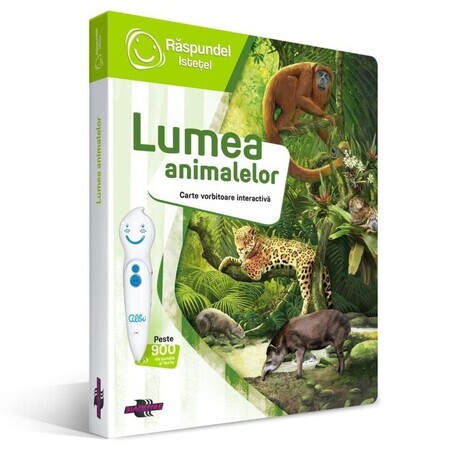 Carte interactiva, Lumea Animalelor, Raspundel Istetel