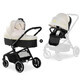 Move so einfach 2 in 1 Kinderwagen, Beige Neon, Hauck