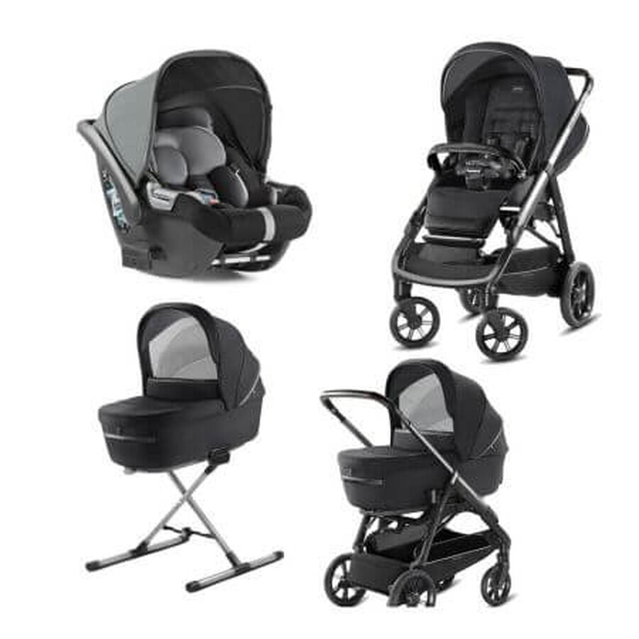 Poussette System 3in1 Aptica Quattro Mystic, Black, Inglesina