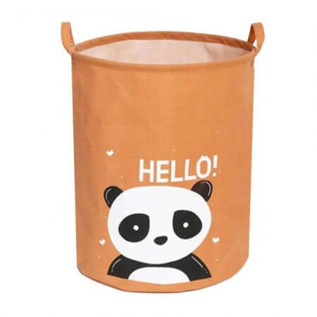 Panier en coton pour jouets, 35X45 cm, Hello Panda, Sipo