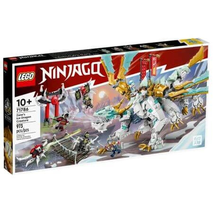 Creatura Dragon de gheata a lui Zane, 10 ani+, 71786, Lego Ninjago