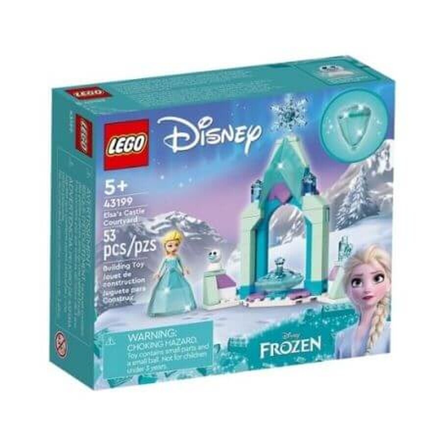Lego Castello Disney Corte di Elsa, +5 anni, 43199, Lego