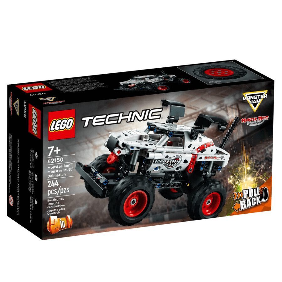 Dalmatien Monster Jam Monster Mutt Lego Technic, 7 ans et +, 42150, Lego