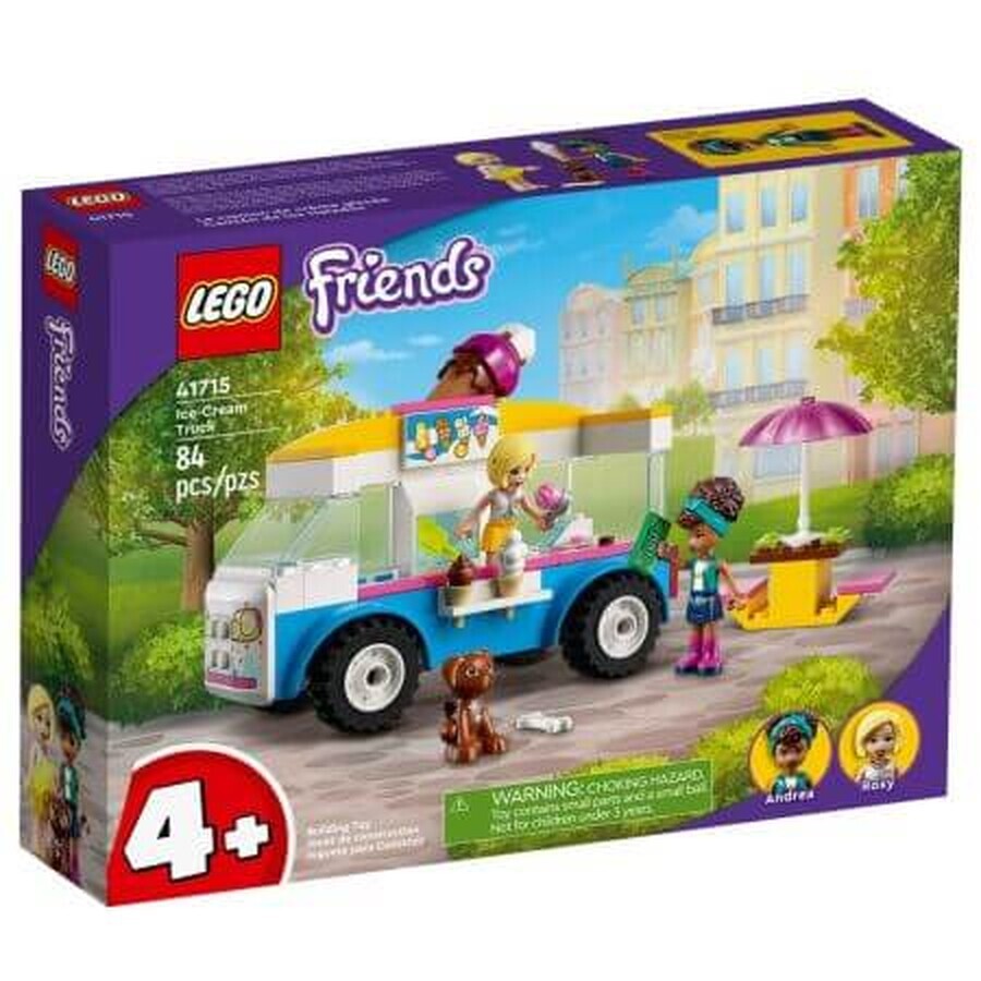 Lego Friends Eiscreme-Wagen, +4 Jahre, 84 Teile, 41715, Lego