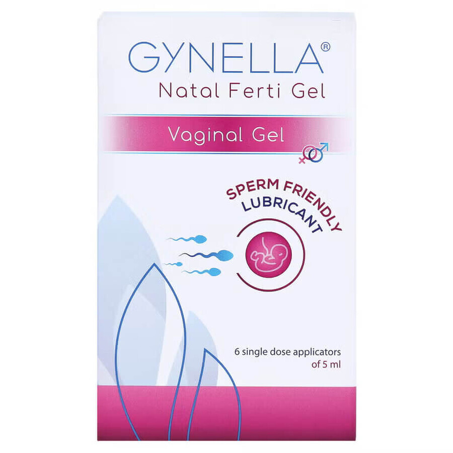 Gel lubrifiant Gynella Natal Ferti, 6 x 5 ml, Heaton