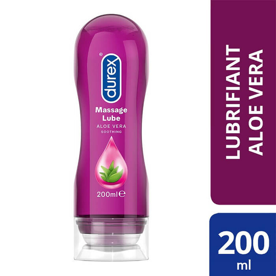 Stimulierendes Aloe Vera 2in1 Gleitgel für die Massage, 200 ml, Durex Play