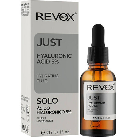 Acide Hyaluronique Juste Acide Hyaluronique 5%, 30 ml, Revox