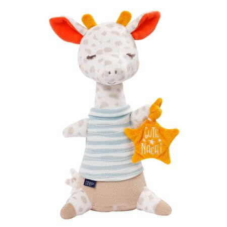 Peluche girafe avec veilleuse, +0 mois, Fehn