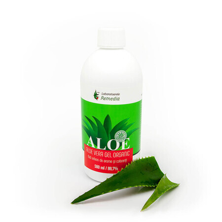 Natürliches Aloe Vera Gel, 500 ml, Remedia