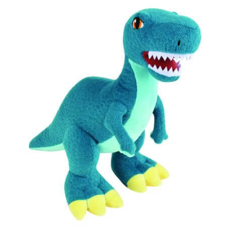 Peluche musicale con luci, +12 mesi, 25 cm, Velociraptor, Jemini