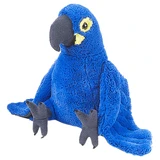 Blue Parrot plush toy, 30 cm, 2 years+, Wild Republic