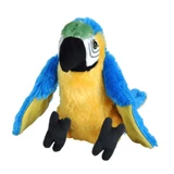 Plush Toy Blue Macaw Parrot, 20 cm, Wild Republic