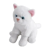 Peluche Chat blanc, 13 cm, Wild Republic