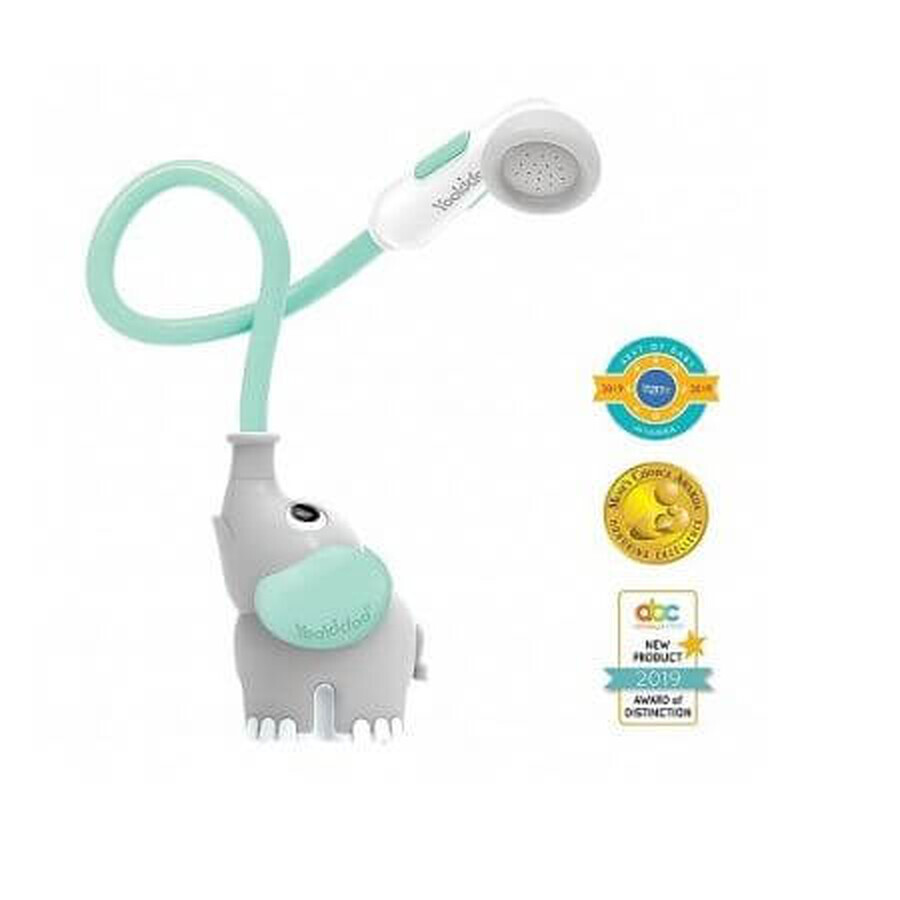 Jouet de douche portable pour enfants et bébés, Turquoise, Yookidoo