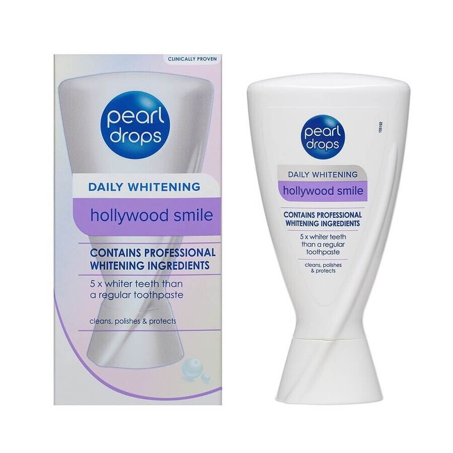 Hollywood Smile Pearl Drops Gel de blanchiment des dents, 50 ml, Church & Dwight