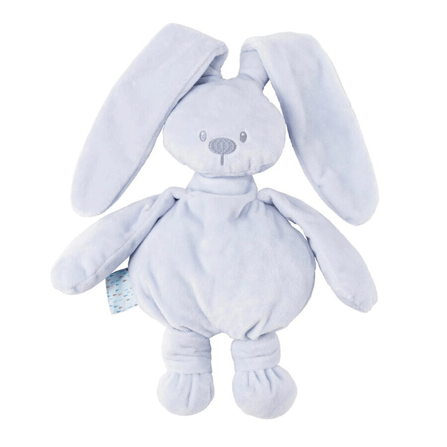 Peluche coniglietto Lapidou, 30 cm, 0 mesi+, azzurro, Nattou