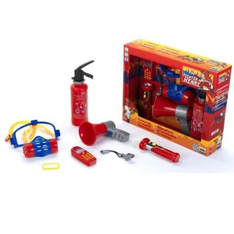 Ensemble de jouets 7 accessoires pour pompiers, Klein