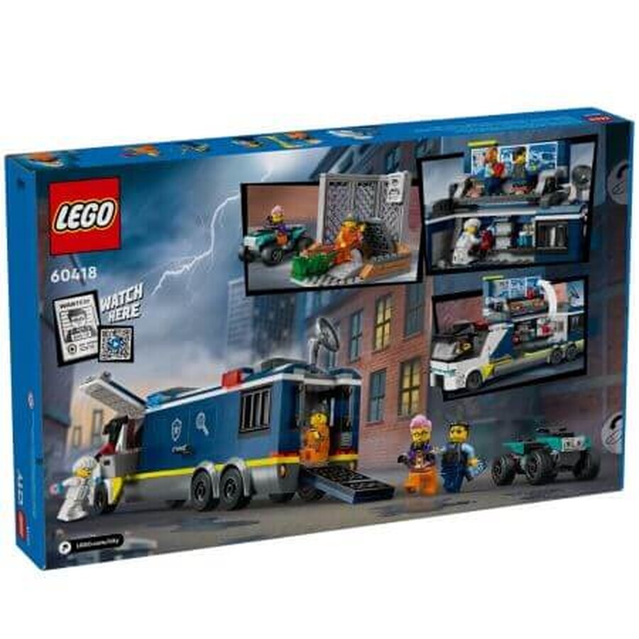 Laboratorio forense mobile, +7 anni, 60418, Lego City