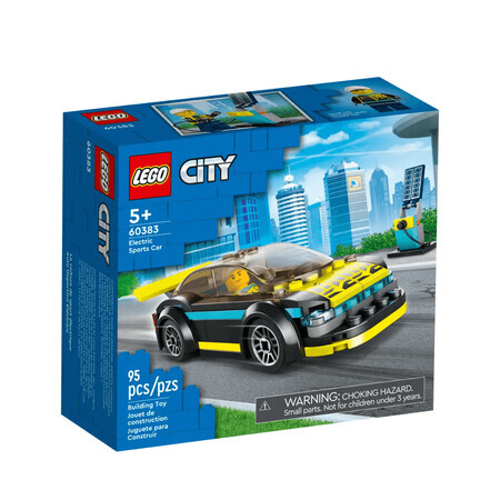 Lego City Elektro-Sportwagen, ab 5 Jahren, 60383, Lego
