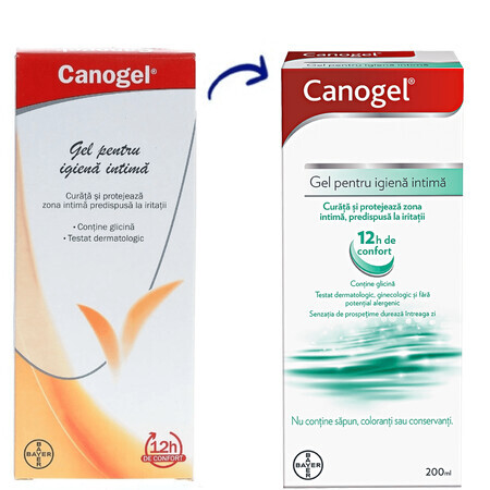 Canogel, 200 ml, gel d'hygiène intime, Bayer