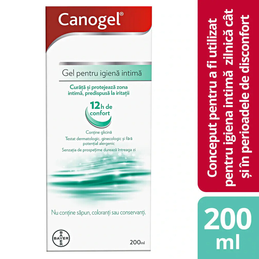 Canogel, 200 ml, gel d'hygiène intime, Bayer