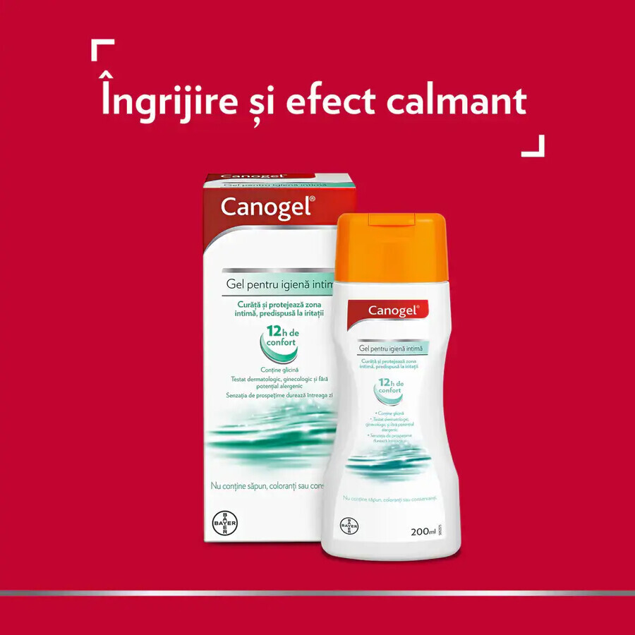 Canogel, 200 ml, gel d'hygiène intime, Bayer