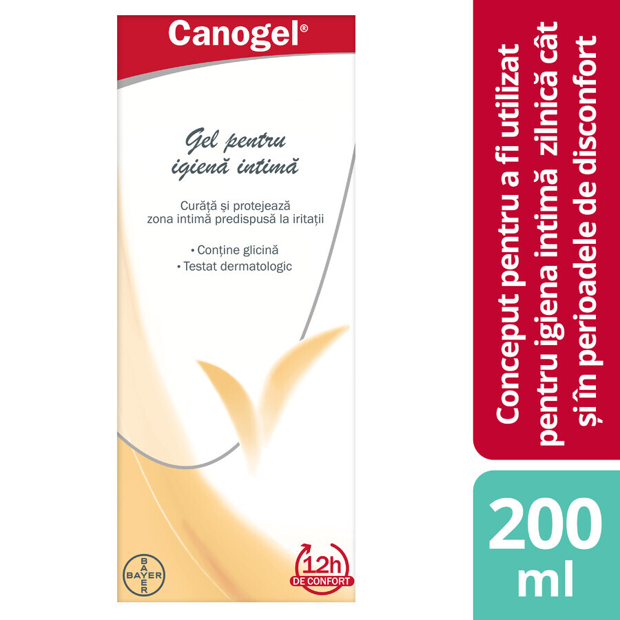 Canogel, 200 ml, gel d'hygiène intime, Bayer