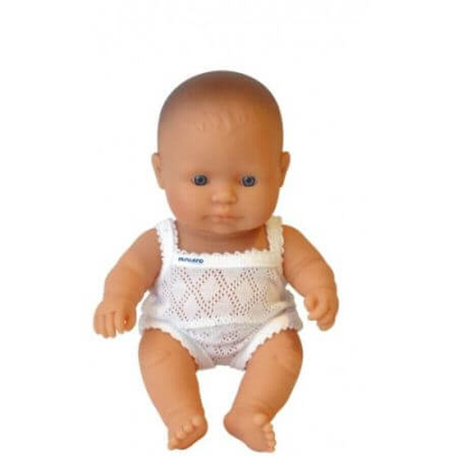 Poupée européenne Baby Boy, 21cm, Miniland