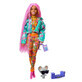Barbie Puppe Extra, Barbie Nachahmung Z&#246;pfe
