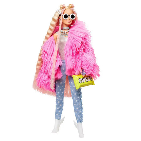 Poupée Barbie Extra, Fluffy Pinky, Barbie