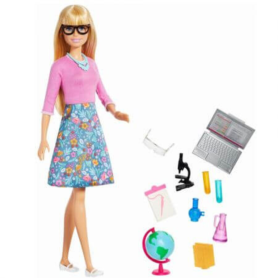 Papusa Barbie Set Profesoara, Barbie