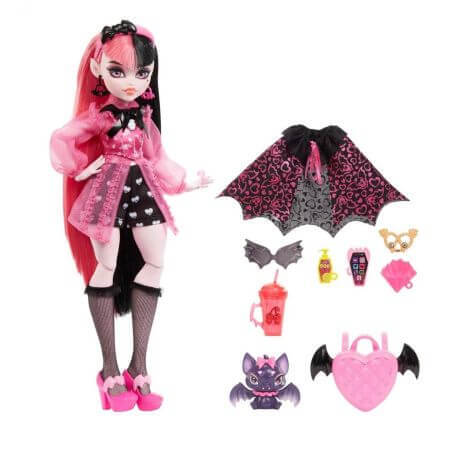 Papusa Draculaura, + 4 ani, Monster High