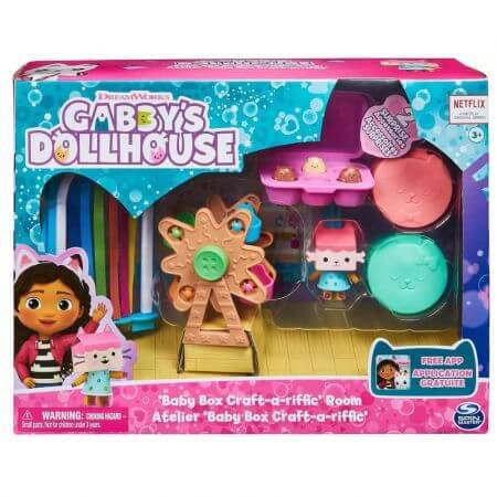Bambola Gabby`s Cat Craft-a-Riffic, +3 anni, Gabby`s Dollhouse