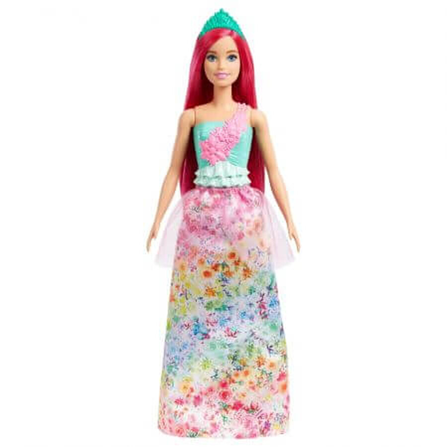 Poupée princesse aux cheveux roses Dreamtopia, +3 ans, Barbie