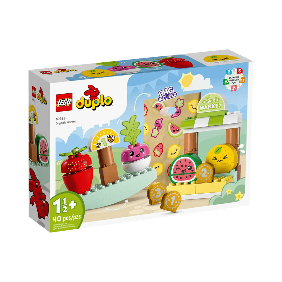 Piata de produse bio Lego Duplo, 2 ani+, 10983, Lego