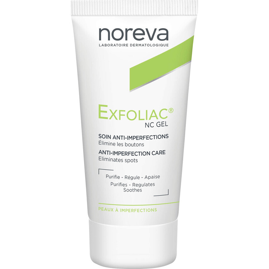 Noreva Exfoliac-NC Gel de soin anti-imperfections, 30 ml