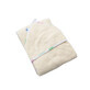 Asciugamano con cappuccio in 100% cotone premium, crema, 80x90 cm, Baltic Baby