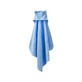 Serviette &#224; capuche Bebehug, 122 x 77 cm, bleu, Twindeco