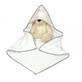 Serviette de bain &#224; capuche en coton pour b&#233;b&#233;, 75 x 75 cm, Airy Beige, Amy